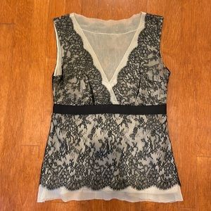 Elie Tahari dressy lingerie like top.